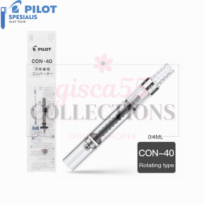 

PILOT CON 40 FOUNTAIN PEN INK CONVERTER CON-40 50 70 PEN TINTA - CON-40