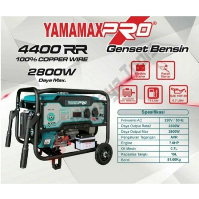 Genset 3000watt yamamax pro 4200RR 2800w