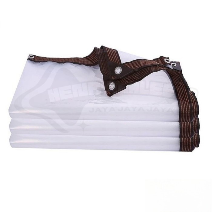 Kanopi tahan air film plastik kain kerai transparan tahan hujan - 2*3m