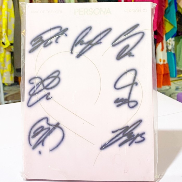 AUTHENTIC SIGNED ALL MEMBER BTS PERSONA ALBUM