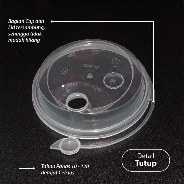 RB (Depok) Pak isi 25 pcs - Cup 12oz Injection - Gelas Thinwall Plastik PP 380ml