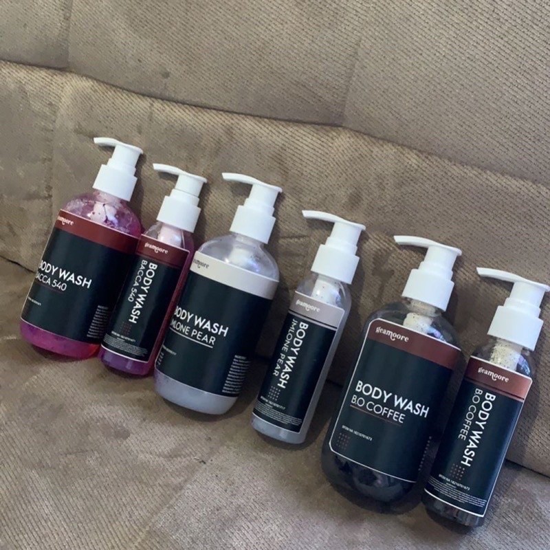 GEAMOORE BODY WASH SHOWER GEL 250 ML & 100 ML BPOM