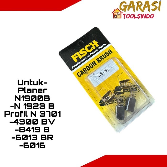 FISCH Carbon brush CB 51 bostel areng skull serut makita modern 1900