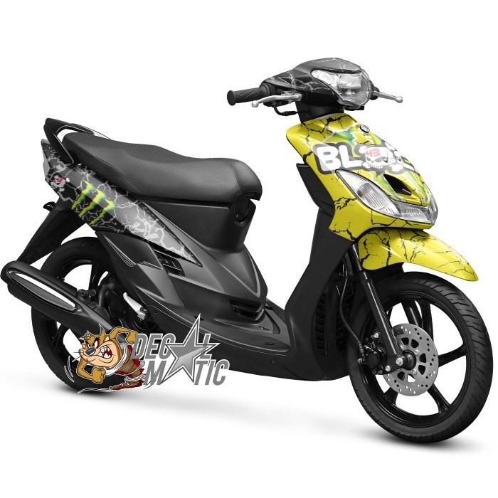 Decal Mio Smile Full Body Stiker Full Body Motor  yamaha Mio Sporty Smile - Kenblock