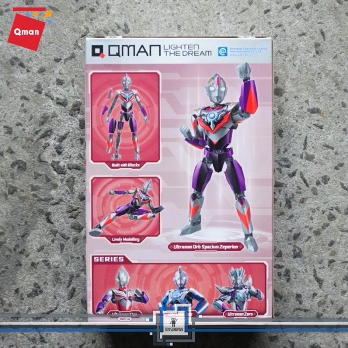 Qman Keepley Ultraman Orb #03 Spacium Zeperion 75019 Bricks Figure