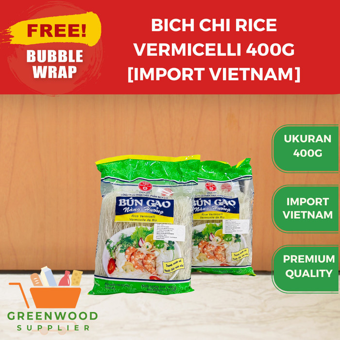 

Bich Chi Rice Vermicelli / Bihun / Meehoon - 400G [IMPORT VIETNAM]