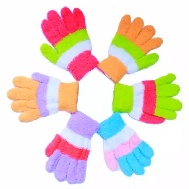 [oddsolshop] pekanbaru/Sarung Tangan Wol Warna Warni