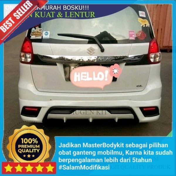 AKSESORIS BEMPER MOBIL BODYKIT ERTIGA BELAKANG MODEL YARIS Original