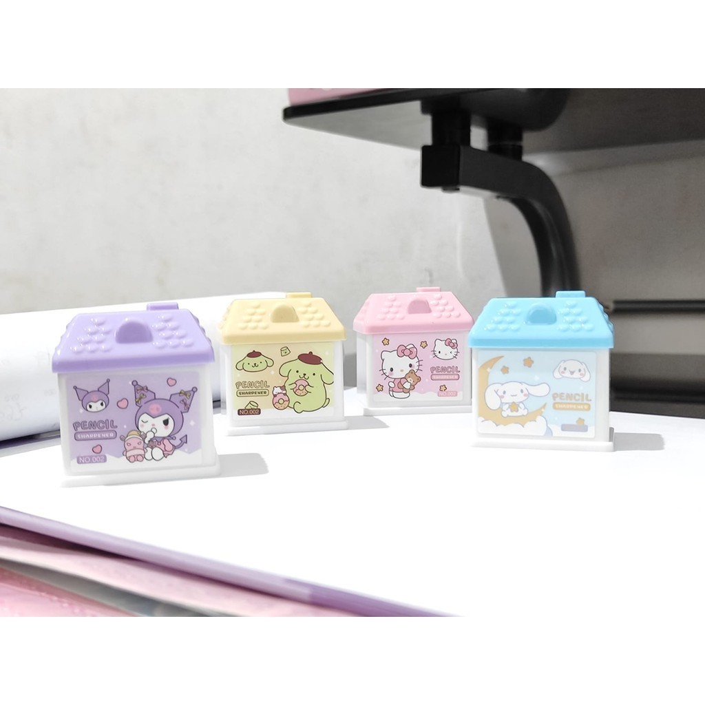 

Serutan cute 2 type karakter sanrio lucu bentuk rumah