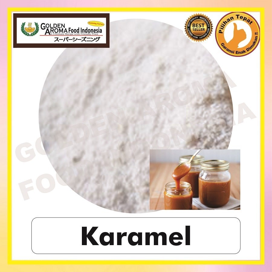 

Bumbu Tabur Rasa Karamel 1kg, Jual Bubuk Tabur Karamel Caramel Powder Murah Enak Halal Aman Terbaik