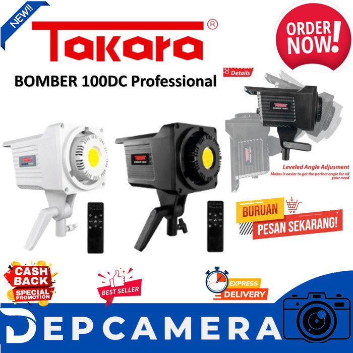 Takara BOMBER 100 DC Professional 105 W Bi-Color COB LED Video Light