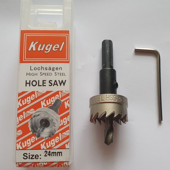 mata bor besi kugel KUGEL Hole saw HSS 24 mm - Mata Bor Besi 24 mm Original