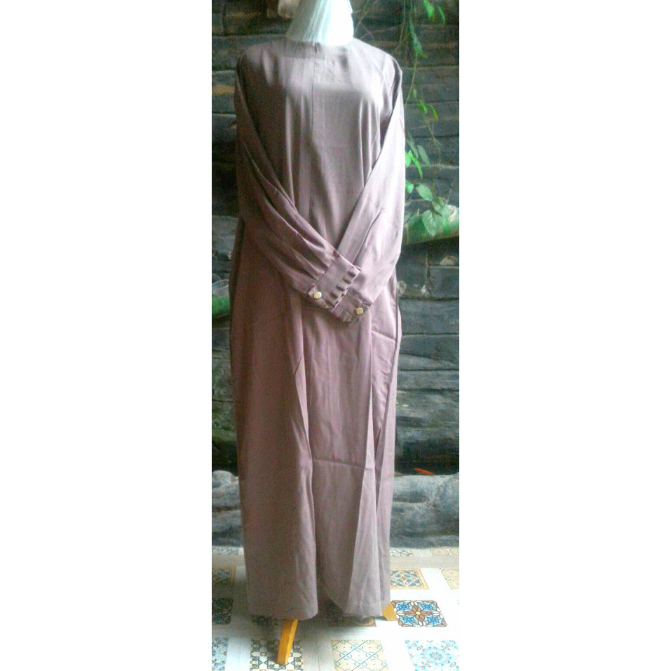 gamis syar'i set polos cadar akhwat assirja