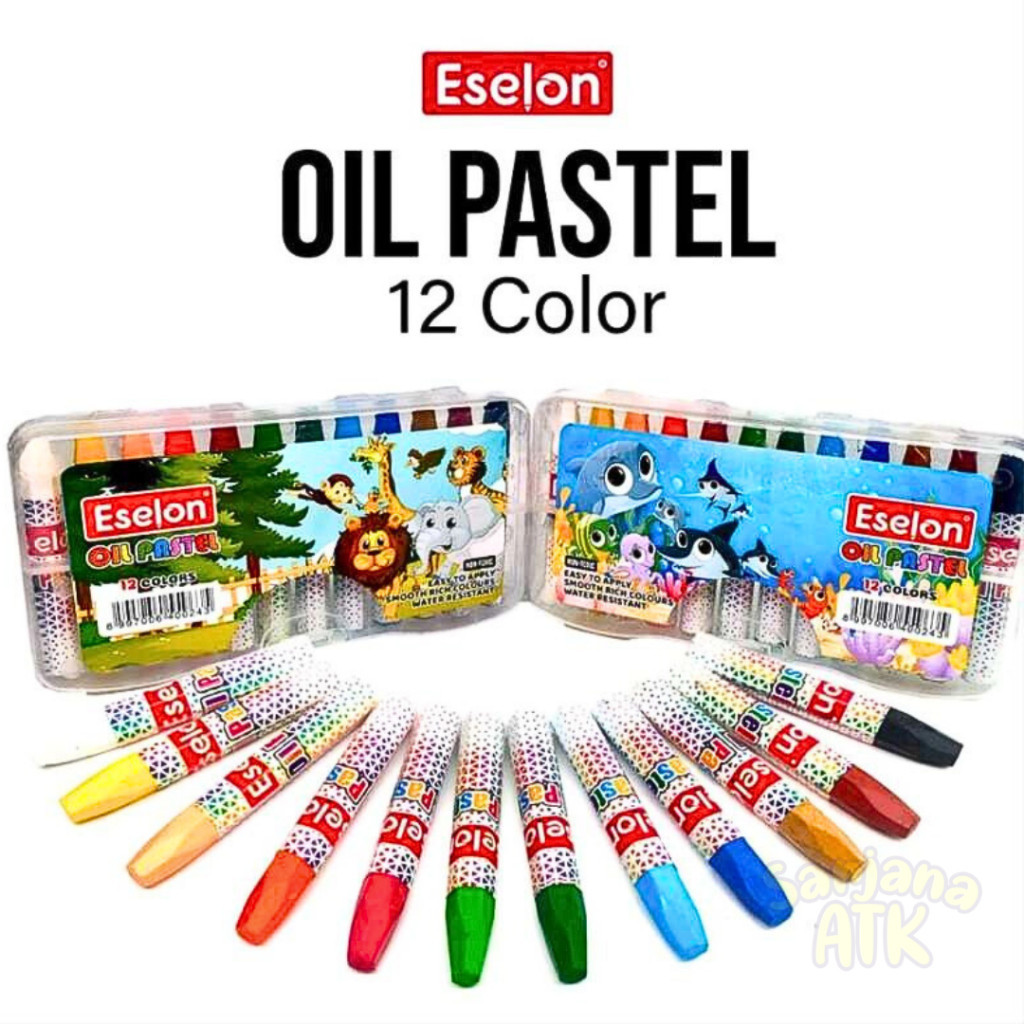 

Crayon / Krayon Alat Mewarnai Eselon 12 Warna