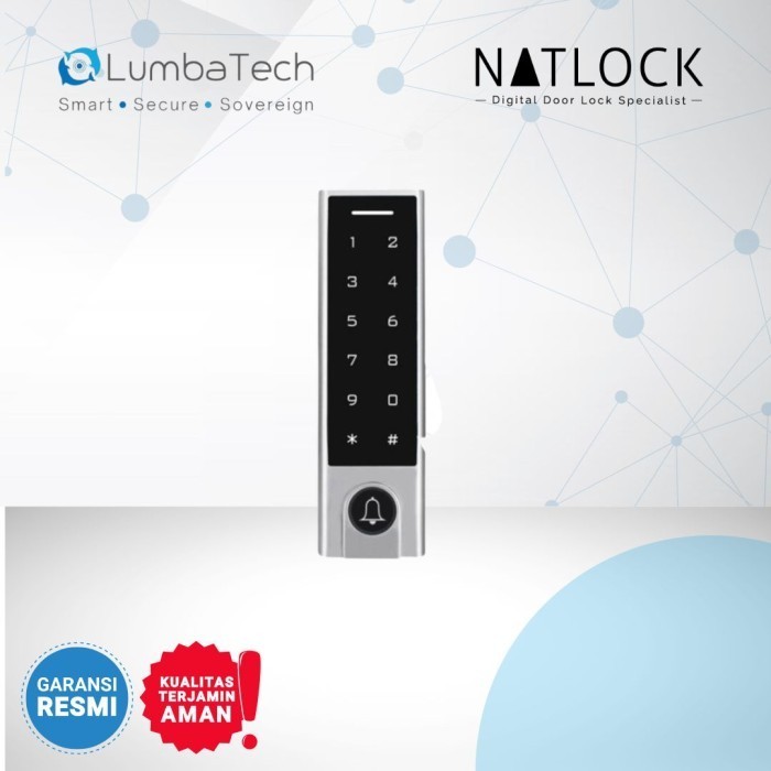 

Natlock - Smart Door Access Control H3 Bluetooth RFID 13.56 MHz Waterproof