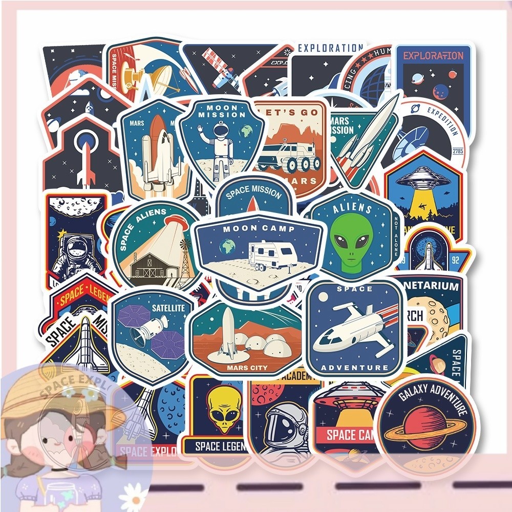 

PROMO25 Pcs Stiker Motif Kartun Astronot Tahan Air Untuk Dekorasi notebook HELLO.NUZA