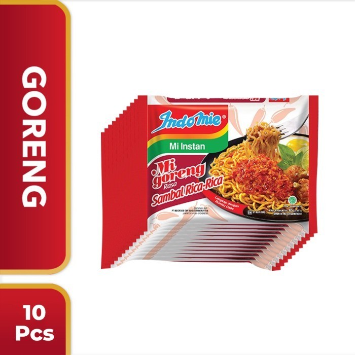 

10 Pcs - Indomie Goreng Sambal Rica-rica