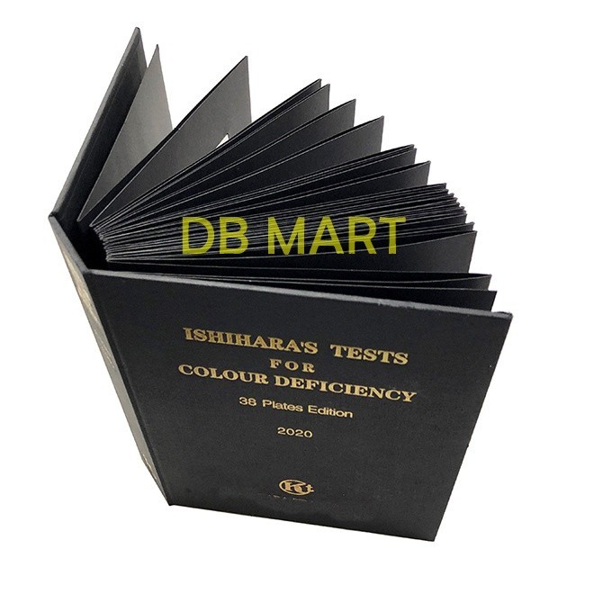 BUKU ISHIHARA TES BUTA WARNA COLOR ORIGINAL 38 PLATES BLINDNESS TEST BOOK OPHTHALMOLOGY