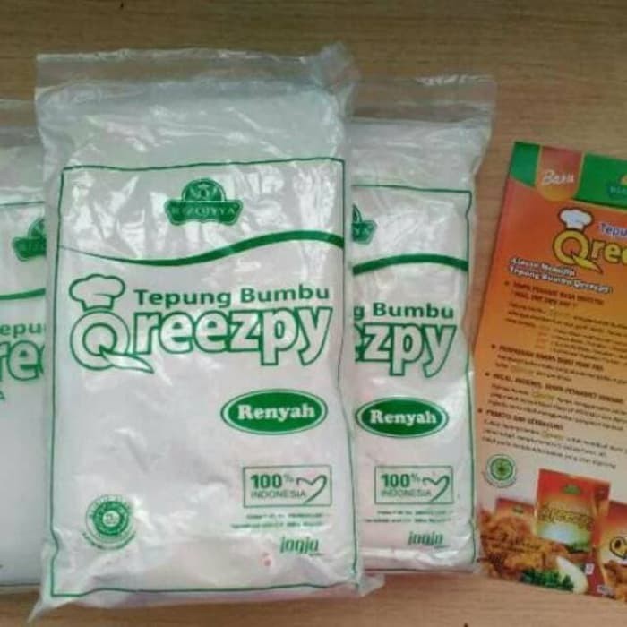 

Qreezpy Tepung Bumbu Non MSG 900 g