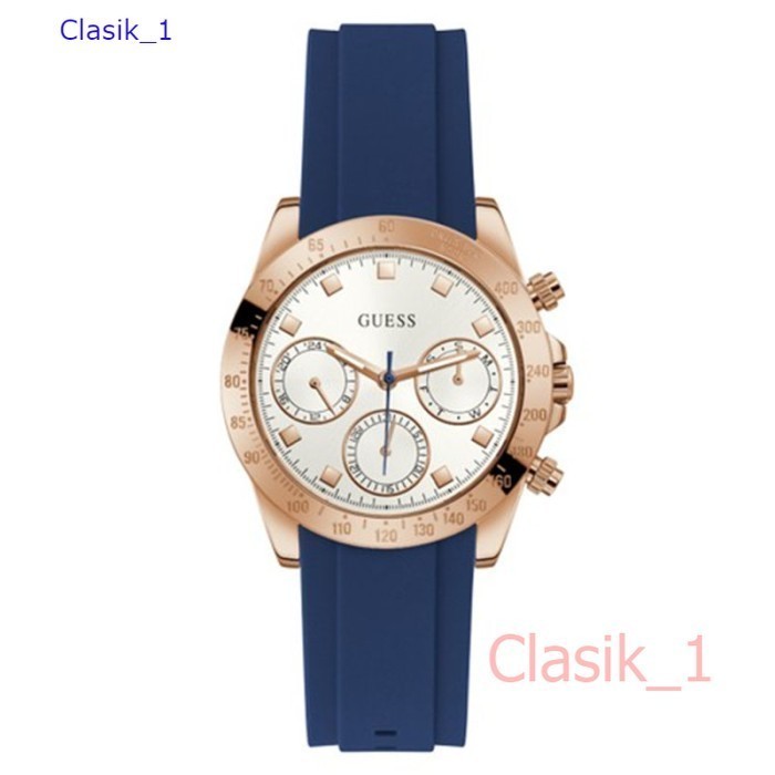 Original 100% GUESS  GW0315L2  ECLIPSE Jam Tangan Wanita Blue Karet