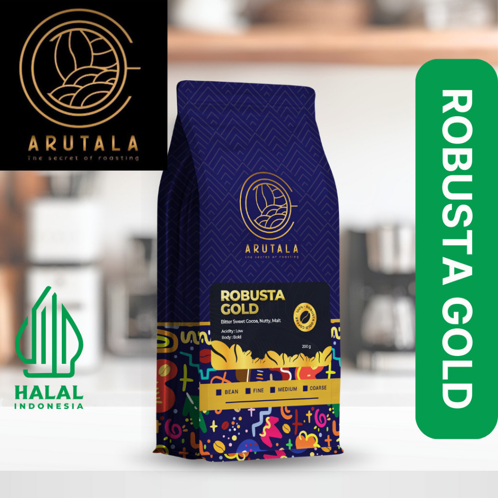 

Kopi Robusta Gold 200 gram -CB 2