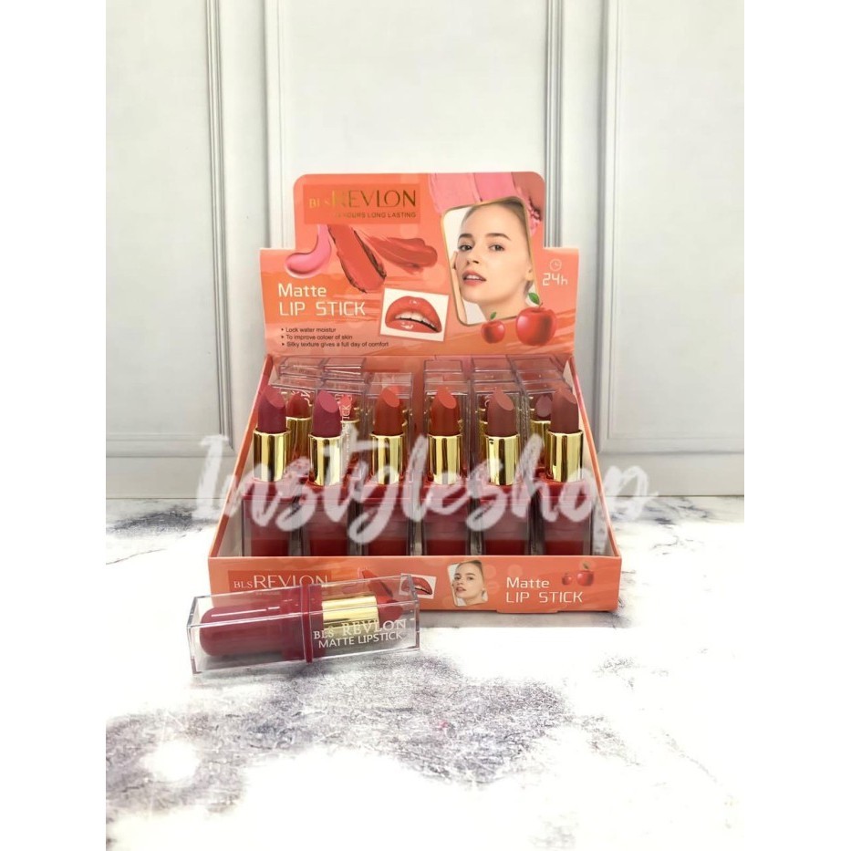 Terlaris ✨ -[LUSINAN] LIPSTICK REVLON MATTE - BLS APEL