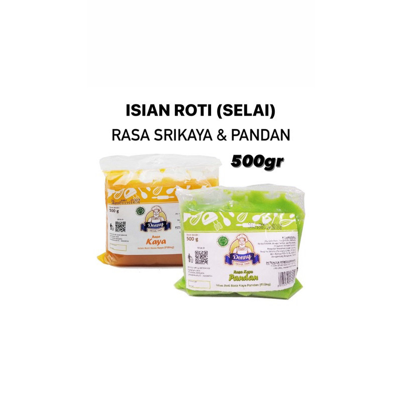 

Isian Roti Selai Donny Sarikaya Srikaya Pandan 500grGratis Ongkir & COD