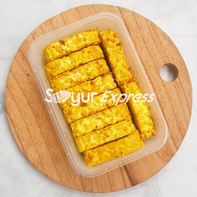

syegar fresh LAUKE Tempe Ungkep Bumbu Kuning Frozen 10 pcs 450gr