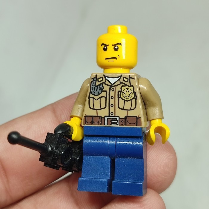 Mini Figure Lego City Male Police Officer Original