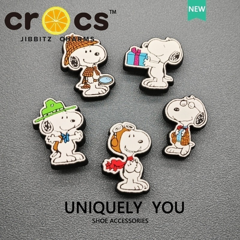 JJBXC cross charms Cartoon Snoopy Cute Shoes Accessories