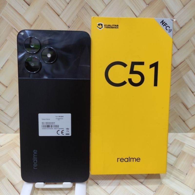 Realme C51 Ram 4/128GB 4/64GB Handphone second fullset Original Bergaransi
