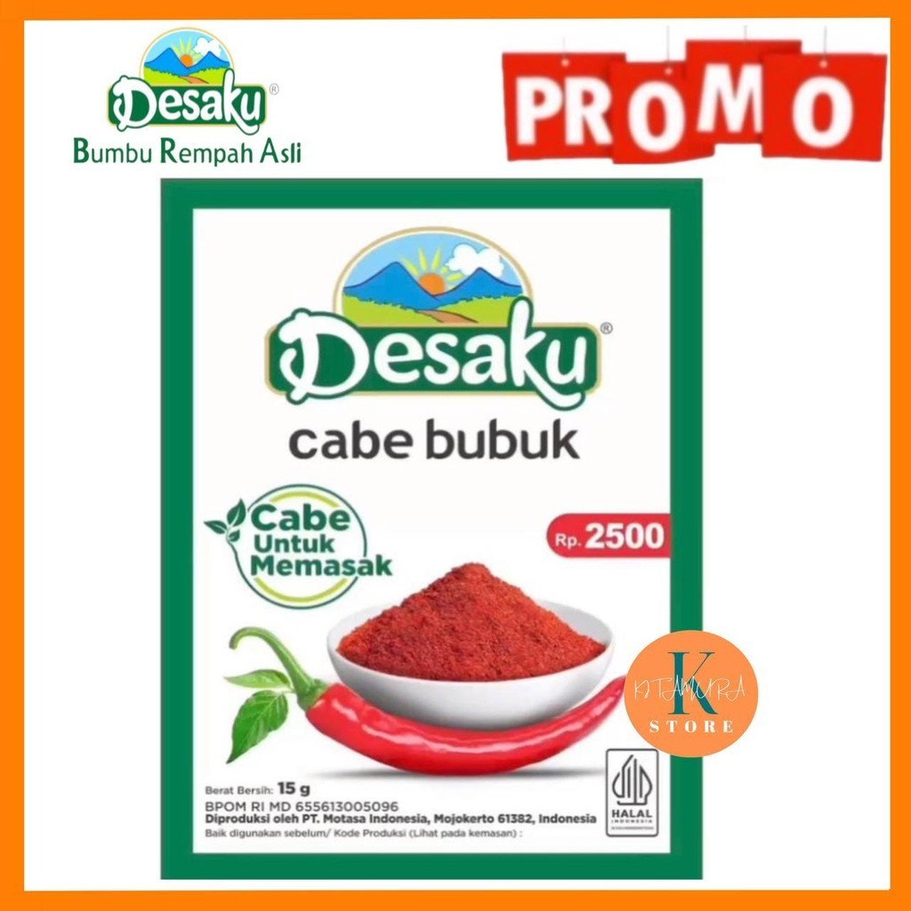 

Desaku Cabe Bubuk 15gr