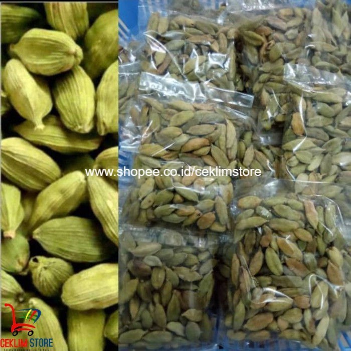 

Kapulaga India Kering / Kapol India / Cardamom 20 Gram