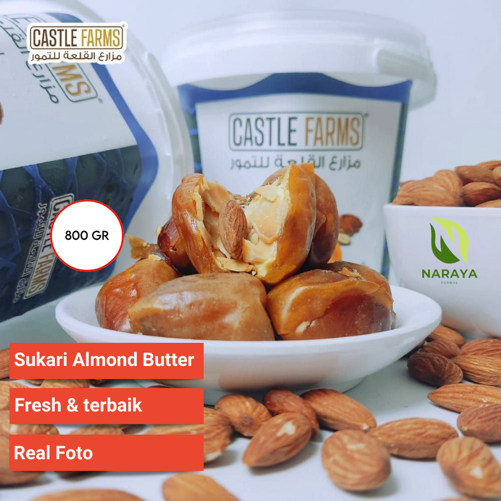 

Sukari ALMOND BUTTER Castle Farms Kemasan Ember - Kurma Sukkari Terbaik