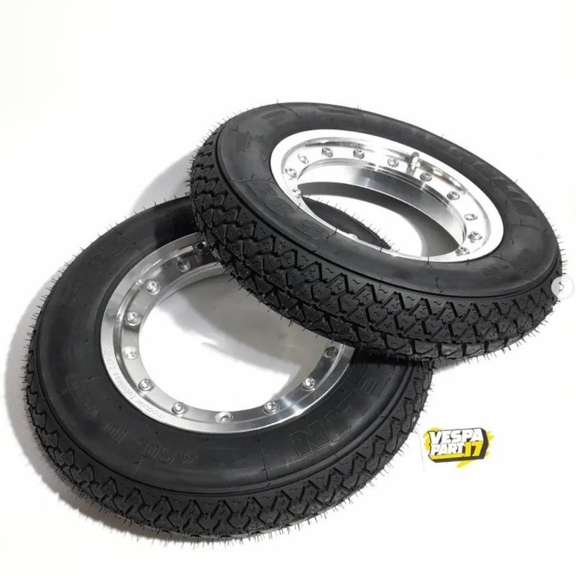 paket velg tubles vespa ring 10 Gs modular ban michelin s83