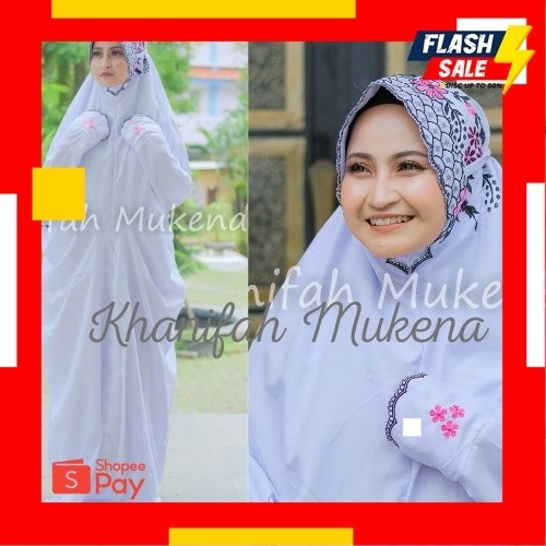 LEBARAN SALE 4.4 |  Mukena Mukenah Rukoh Rukuh Langsungan Terusan Santri Lajuran Katun Jepang Mutiar