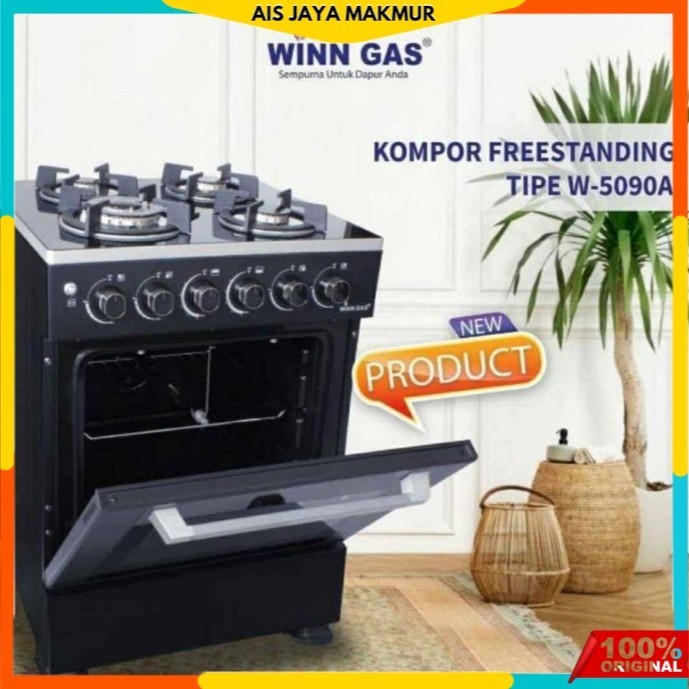 Kompor Oven winn gas W 5090A / KOMPOR FREESTANDING Winn Gas Kompor Oven Grill W5090A KOMPOR OVEN WIN