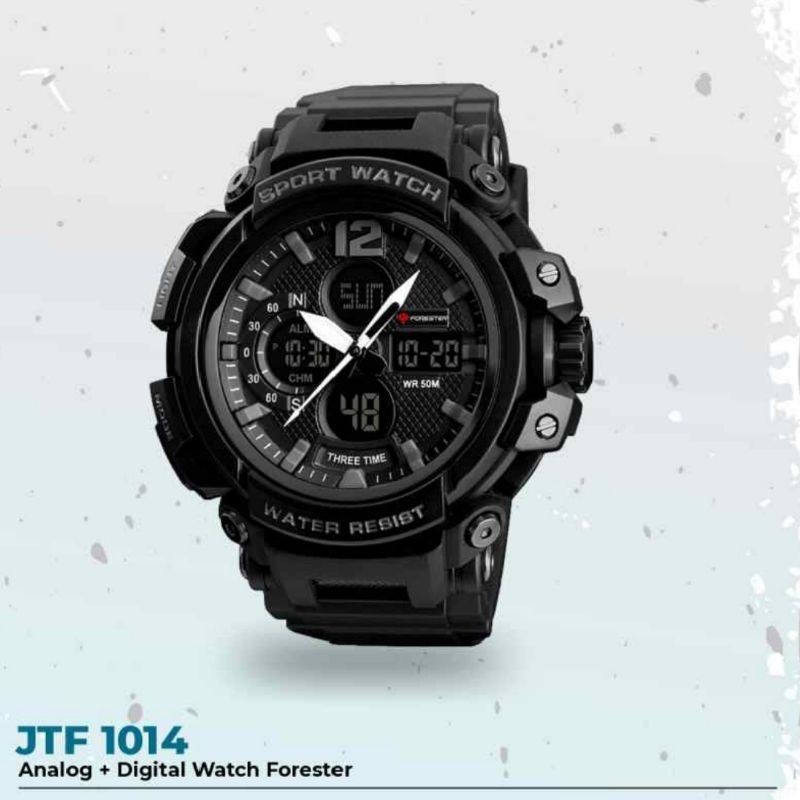 Forester JTF 1014 Jam Tangan Forester 1014 Analog Digital Original