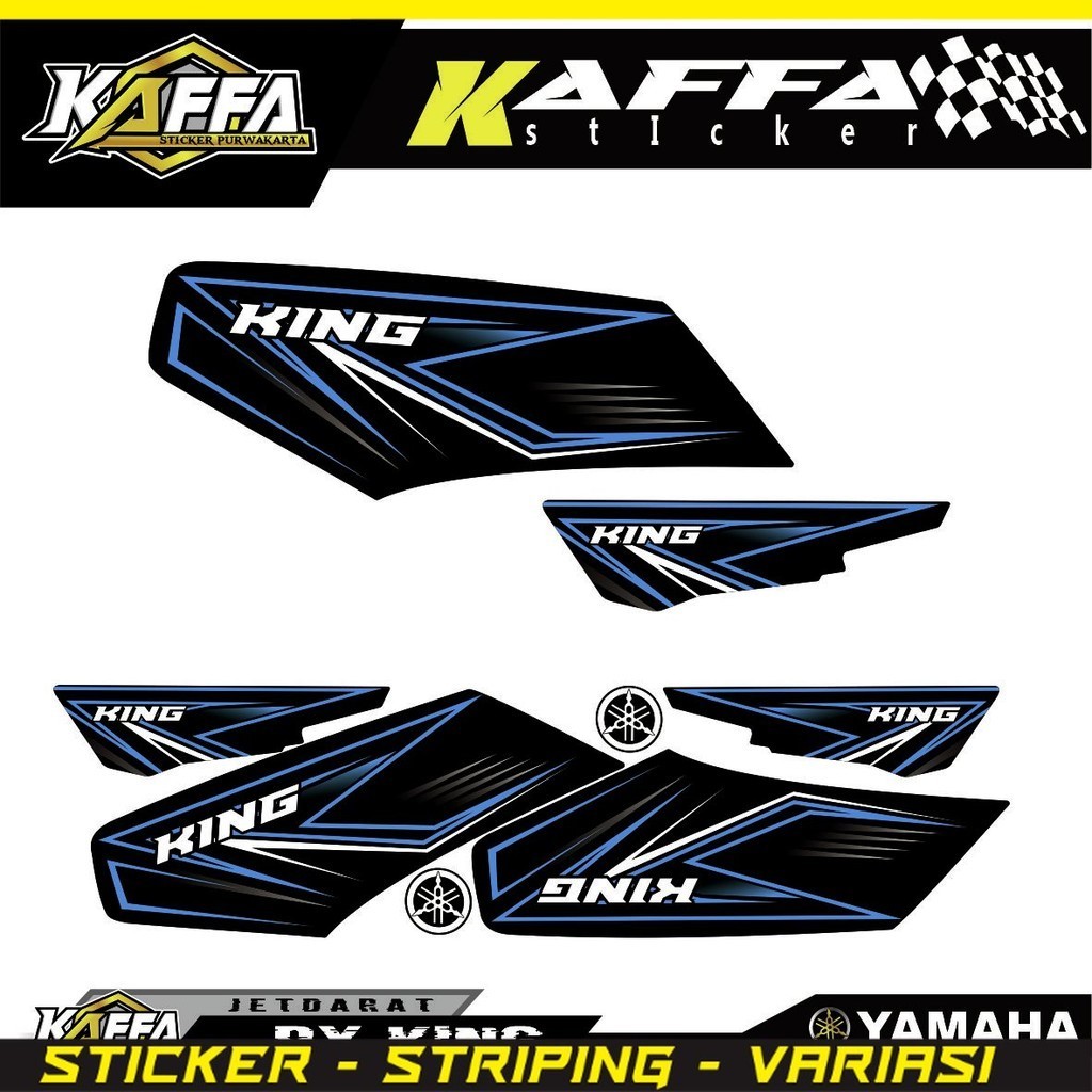VARIASI Striping Rx King - Stiker Variasi List Motor Rx King Racing VARIASI LIS