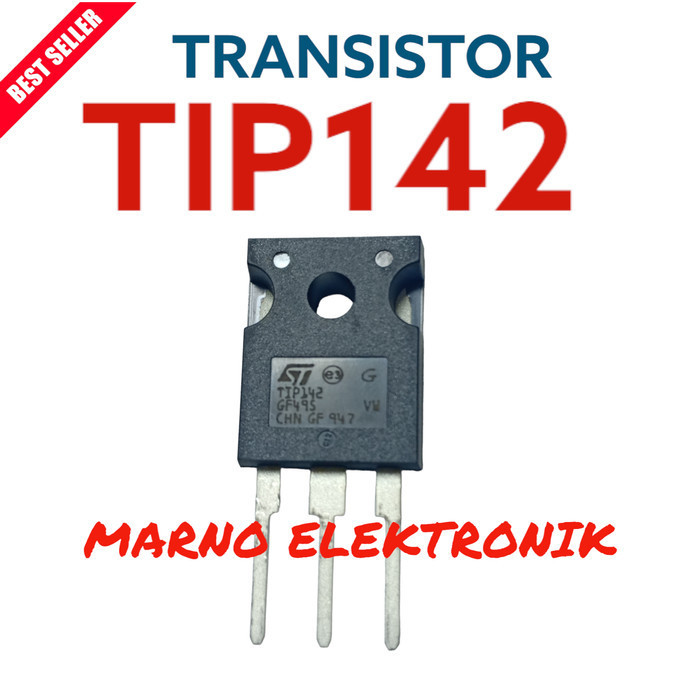 TRANSISTOR TIP142 TIP 142 TIP-142 TR ORIGINAL ASLI ORI -BB12