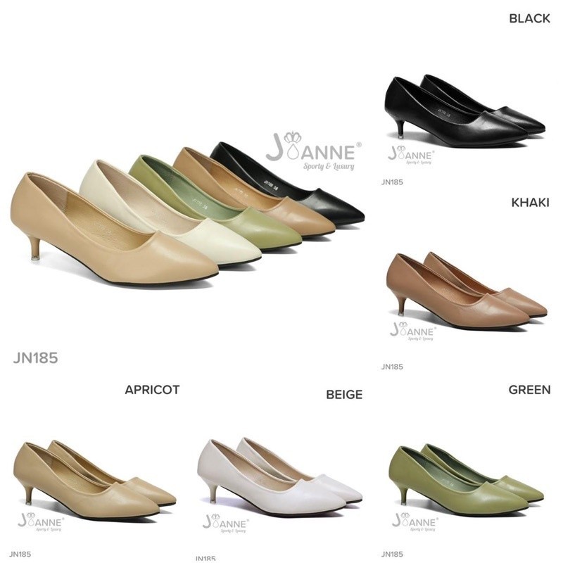 JOANNE JN185 Sepatu Heels Kantoran Wanita Original
