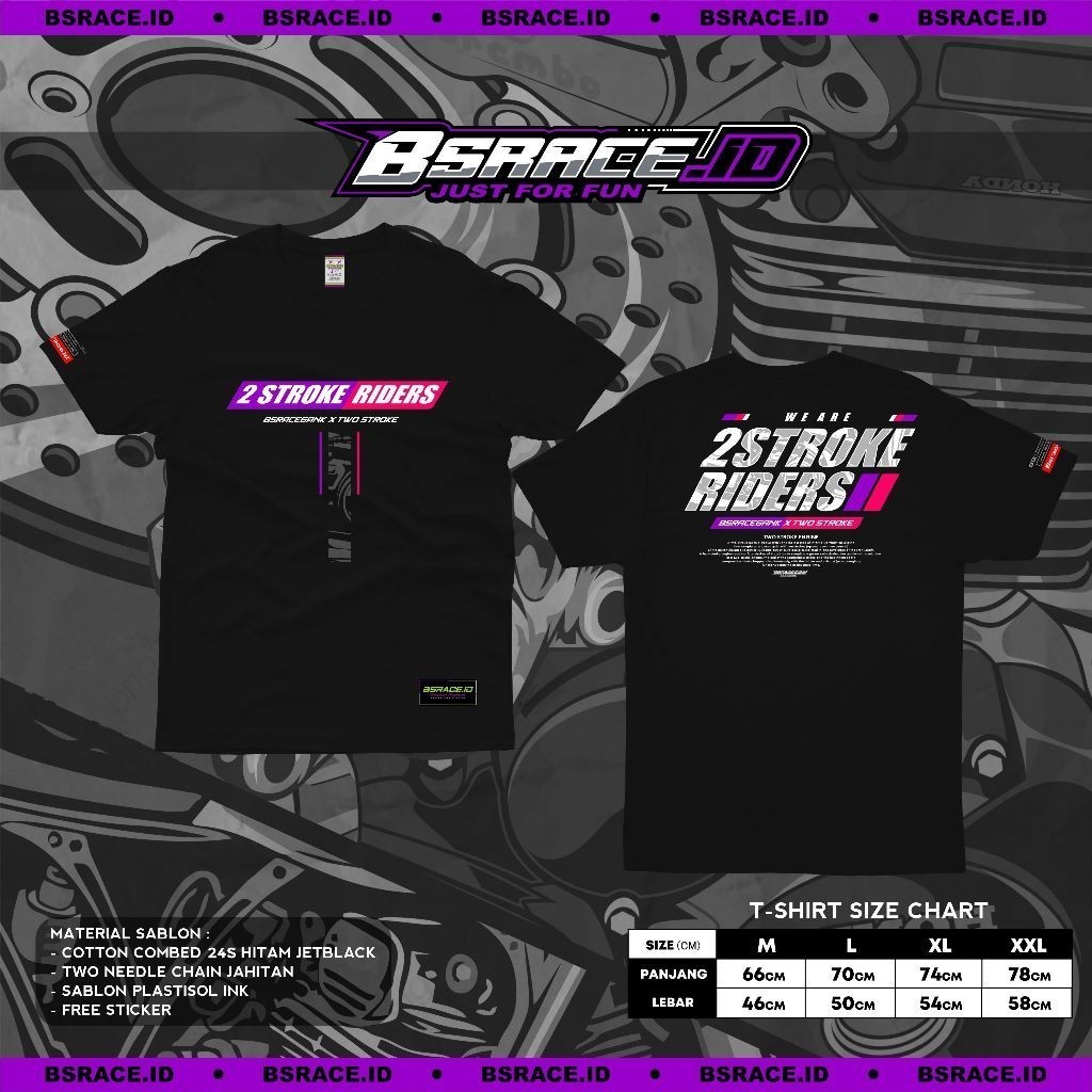 Kaos 2Stroke 2Tak 2Strokeindonesia Tshirt TwoStroke Baju Kaos 2Tak 2Stroke Kaos Rxking Fizr Kaos Two