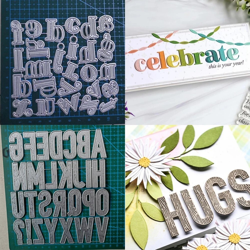

letter metal cutting dies cut die mold Scrapbooking paper craft knife mould blade punch Embossing stencils