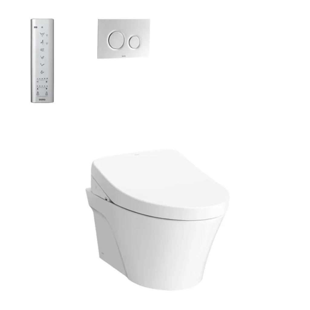 Kloset Duduk Closet Duduk Smart Toilet Wall Hung Toto CW822REJT2