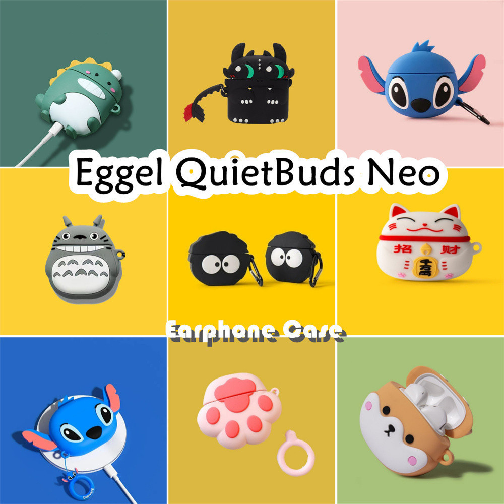 【variety】Untuk Eggel QuietBuds Neo Case Kreatif Kartun Shiba Inu Soft Silikon Earphone Case NO.1