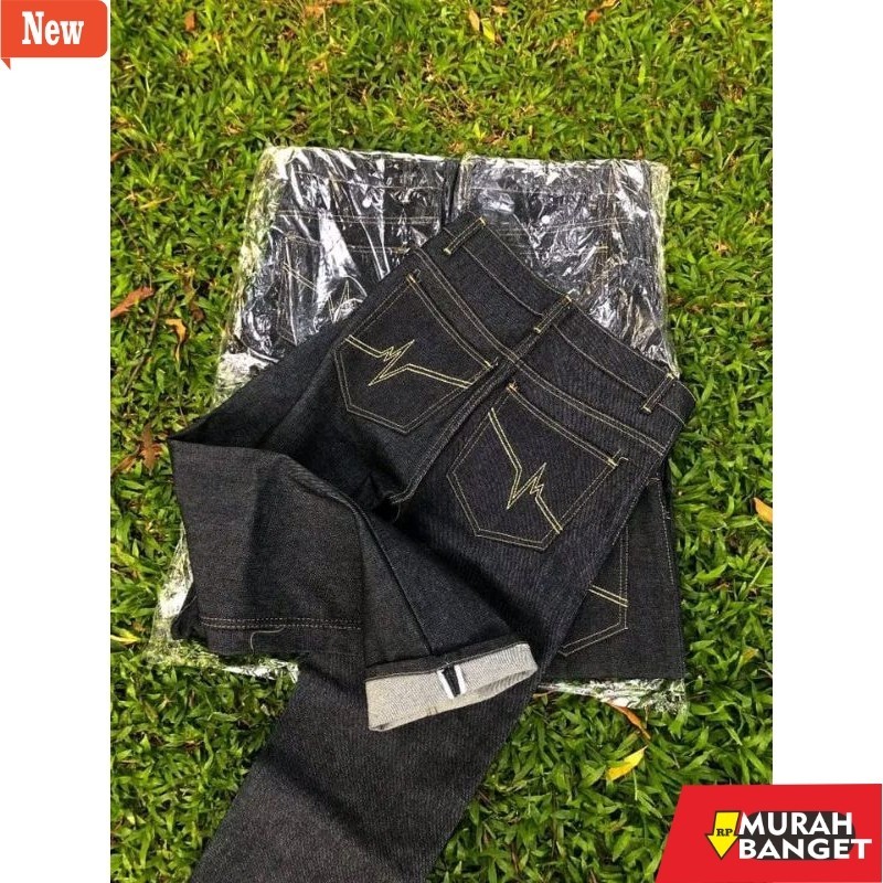 Celana denim pria- [PROMO] DENIM SELVEDGE 16OZ - CELANA DENIM SELVEDGE ACCENT