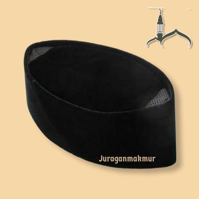 peci hitam songkok atlas  ac - tinggi 10, 4