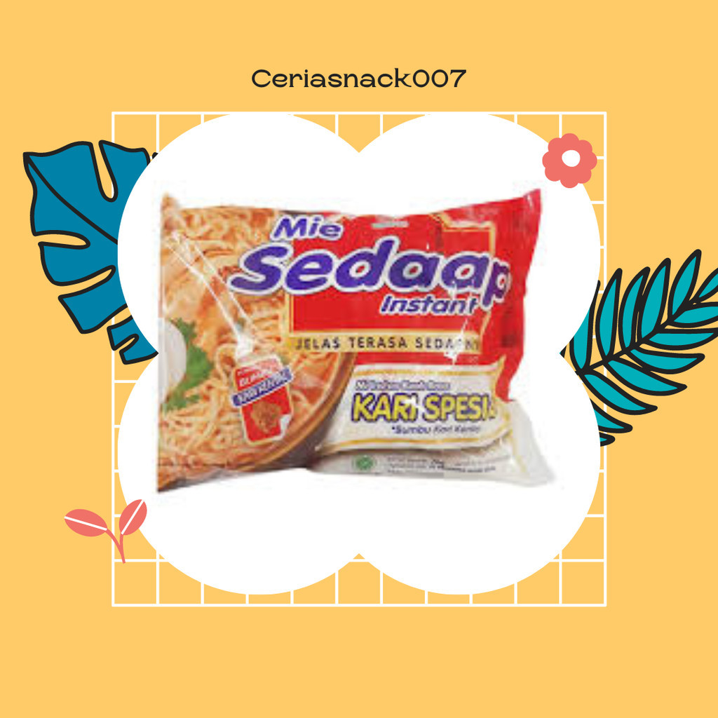 

Sedap Kuah Kari Spesial Mie Sedaap 1pcs