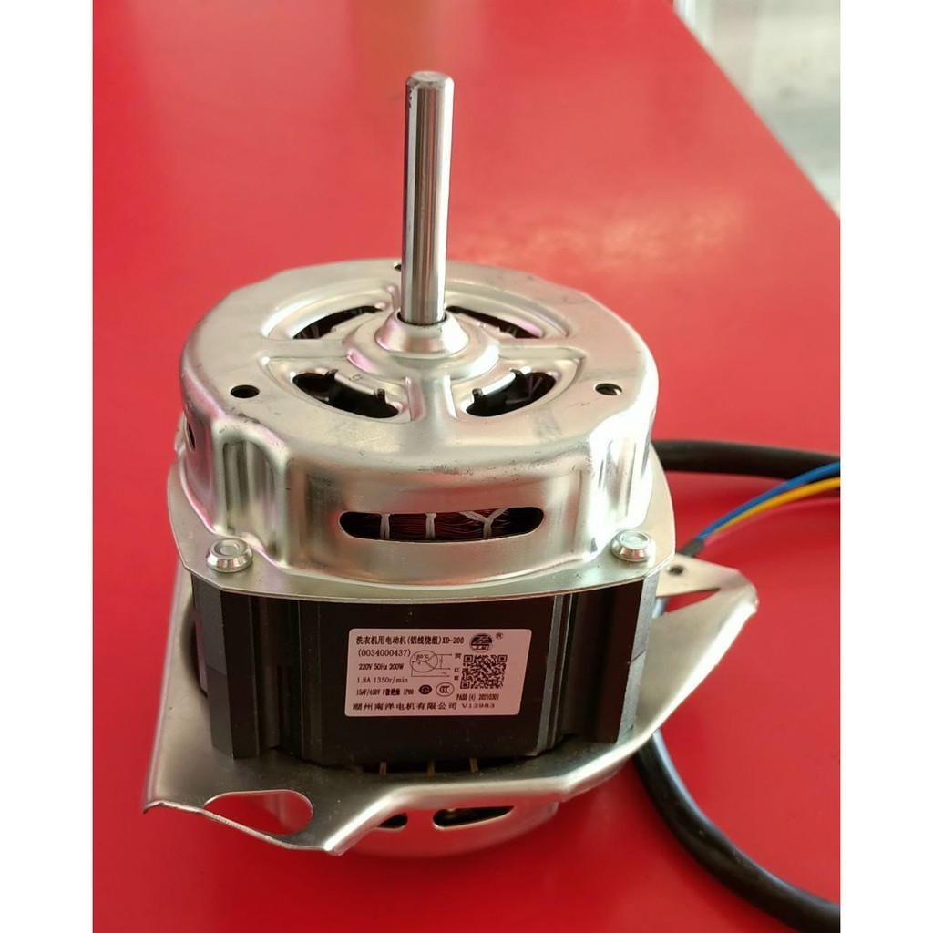 MOTOR WASH ASLI MESIN CUCI 2 TABUNG AQUA QW-2070D QW 2070D QW-1370HT QW-1570HT QW-2070HT QW-1210HT