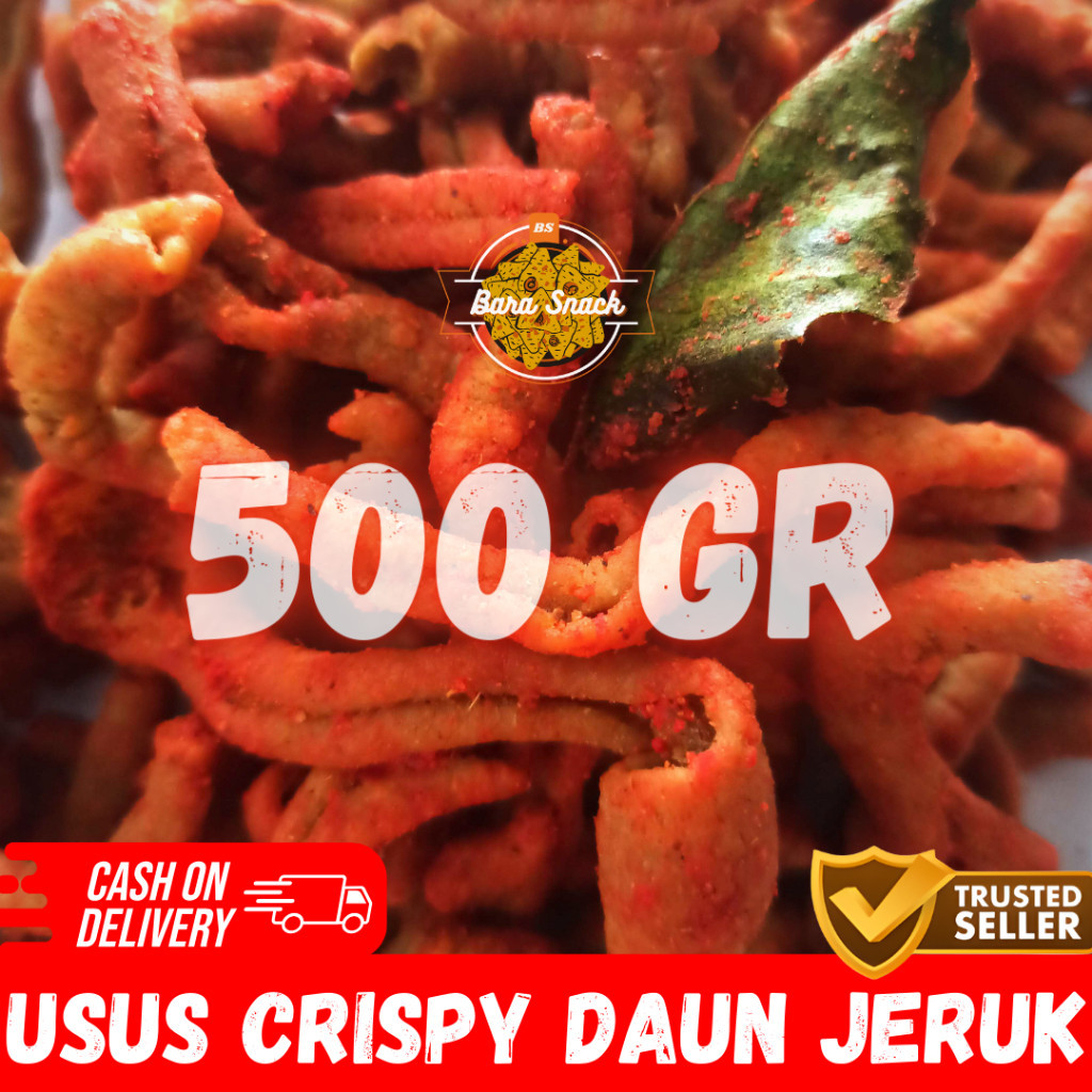 

[ 500gr ] Keripik Usus Pedas Daun Jeruk Premium / Usus Ayam Crispy / Camilan Snack Kiloan Murah -B